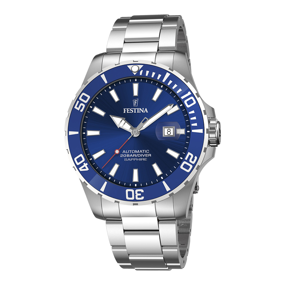 Festina Diver Automatique F20531/3 Montre Hommes Montre de plongée