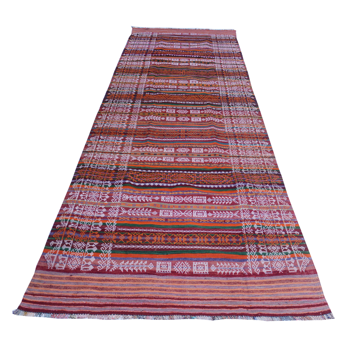 Baluch Soumak Stiletto Vintage Rug - Image 2
