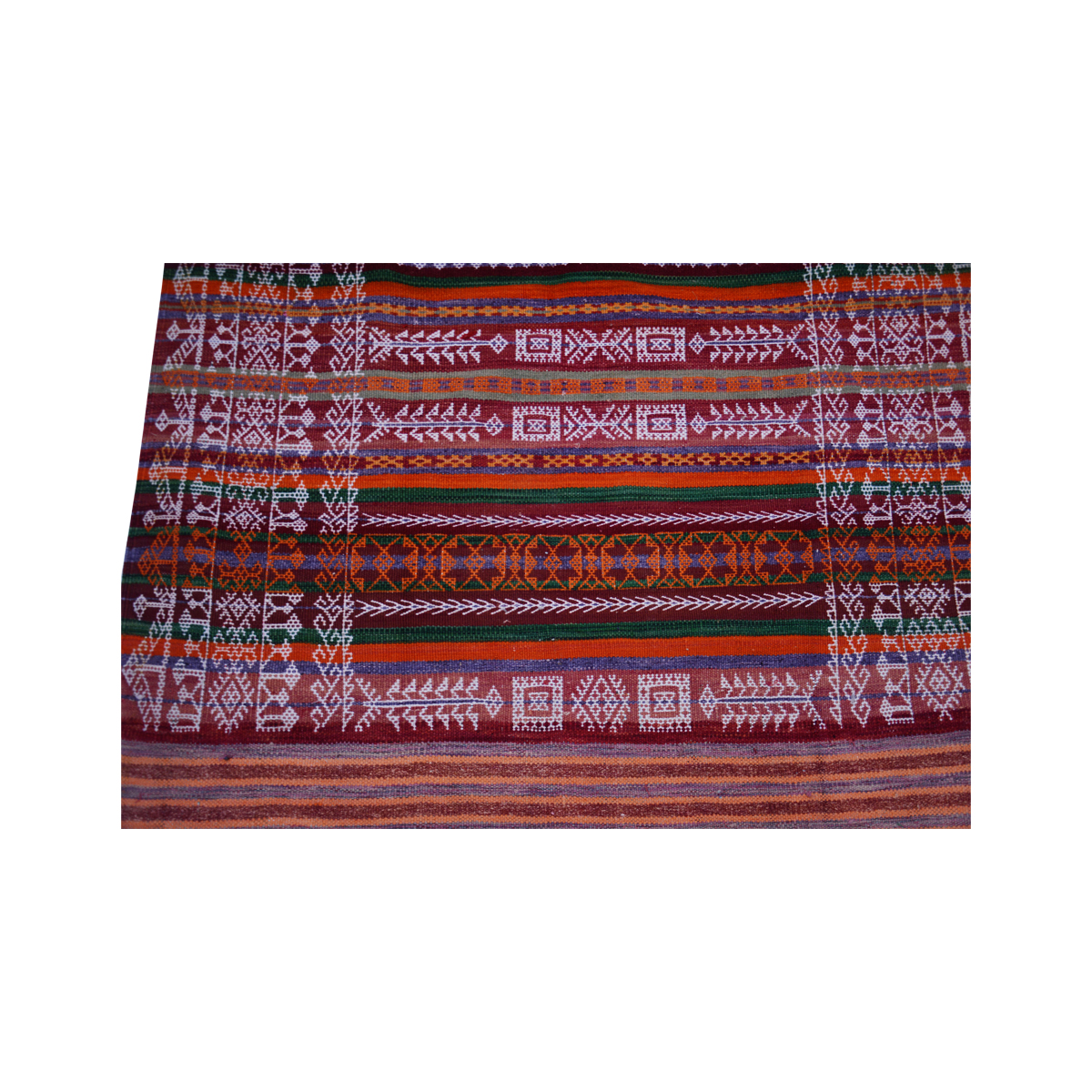 Baluch Soumak Stiletto Vintage Rug - Image 3