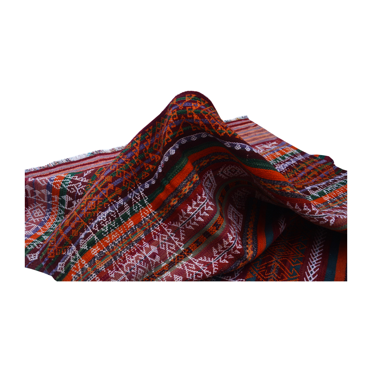 Baluch Soumak Stiletto Vintage Rug - Image 4