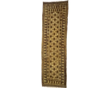 Antique Handmade Cioccolato Kilim Runners