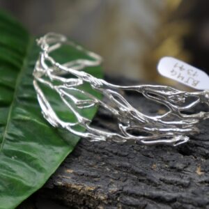 Silver Branch Bracelet, Sterling Silver Jewelry, Handmade Silver Cuff, Jewelry for Women, Birthday Gift, Gift for Her