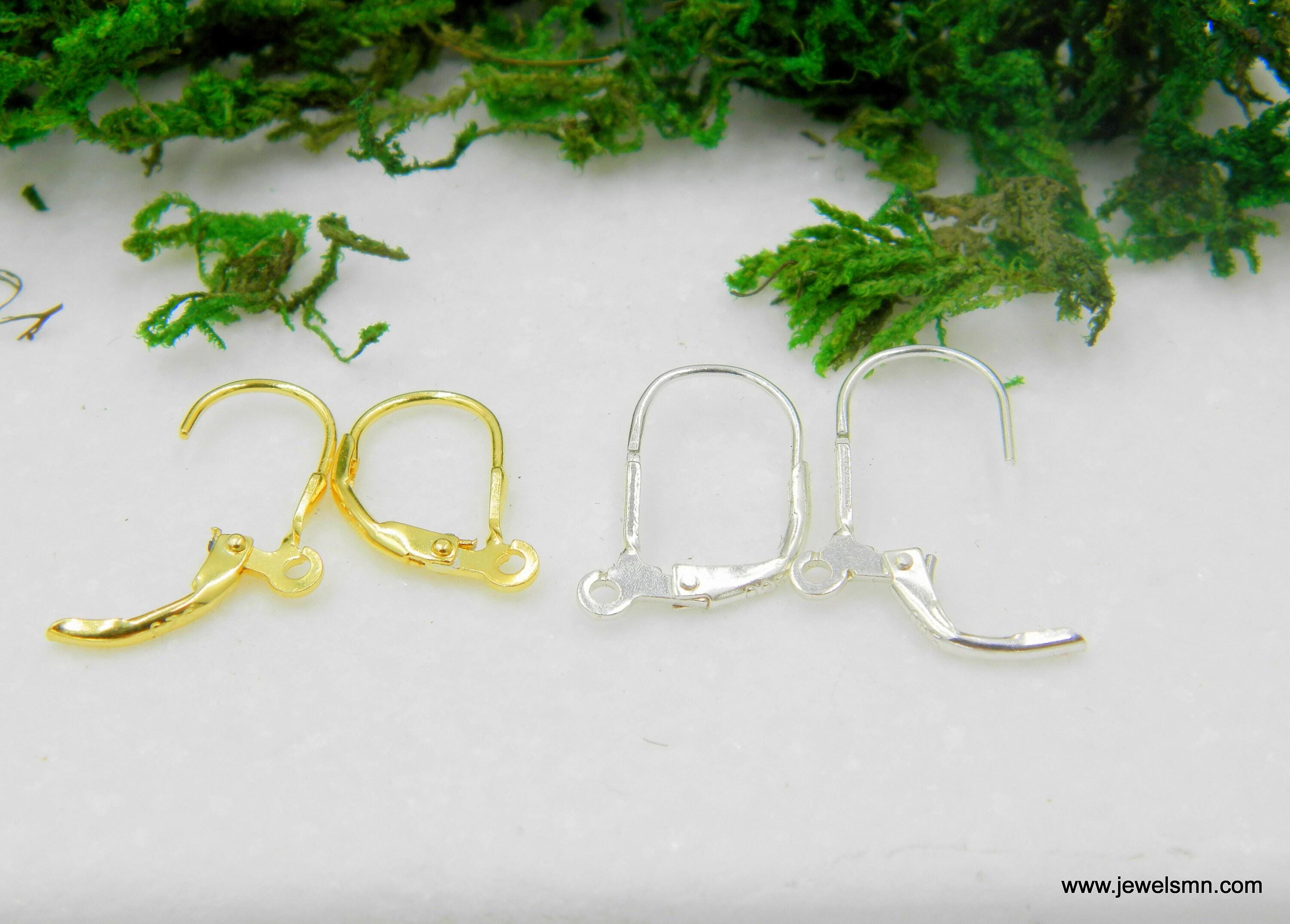 Silver Olive Leaf Earrings, Sterling Silver Jewelry with Gold Detail, Dangle Earrings, Handmade Jewelry, Gift for Her, Boho Fashion - Image 5