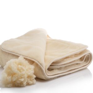 Woolland Merino Wool Blanket - Double faced, reversible