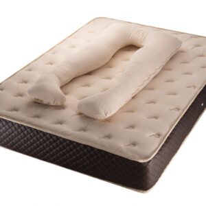 The Woolland Hemp and Wool Pregnancy Pillow, U Shaped