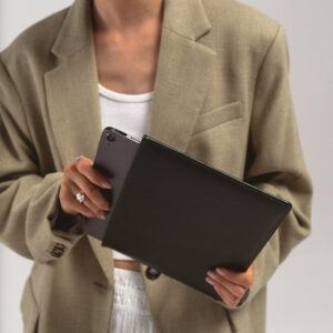 Slim Leather Sleeve for iPad